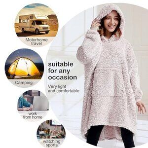 Sherpa Wearable Blanket - Pink